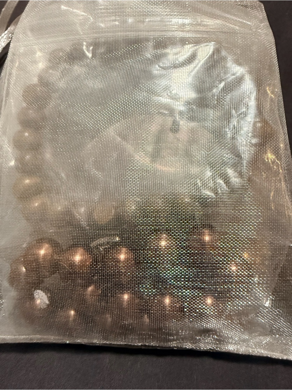 Pearl Bead Stretch Bracelet - Rose Gold